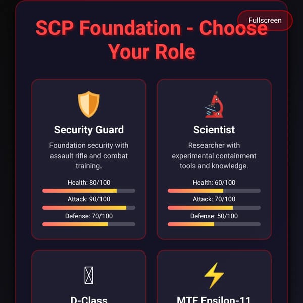 scp game (buggy)