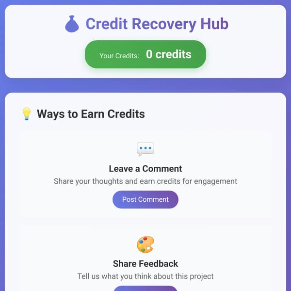 Credit Recovery Hub