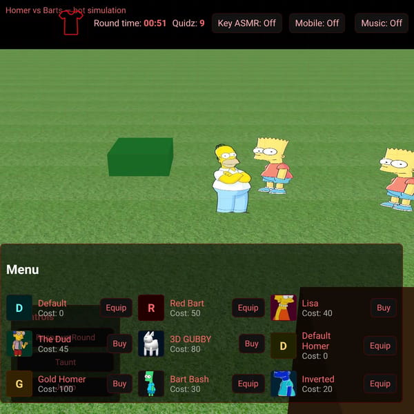 Homer vs Barts