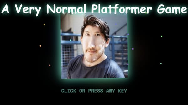 A Very Normal Platformer Game