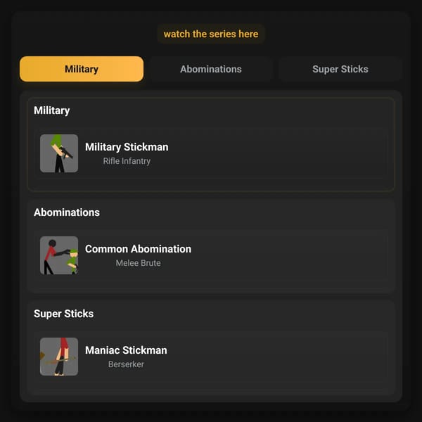 The Stick Wars Database