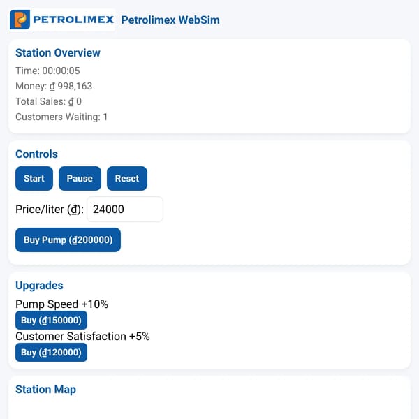 Petrolimex WebSim
