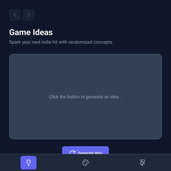 Indeas - Indie Game Idea & Asset Lab