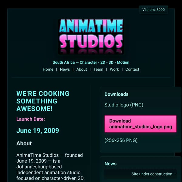 AnimaTime Studios — Coming Soon (2009)