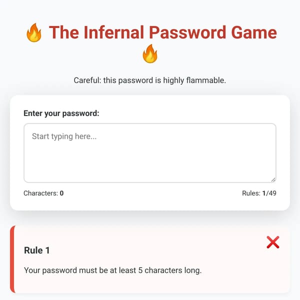 The Password Game - Chaos Edition