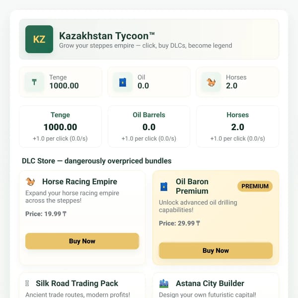 Kazakhstan Tycoon™