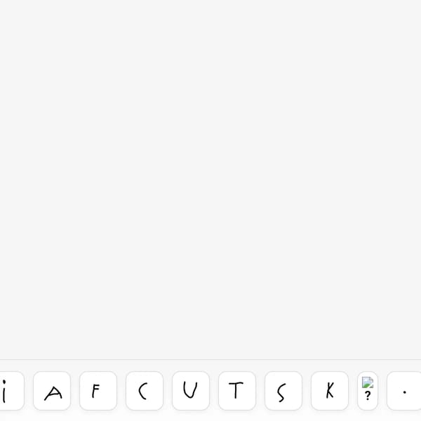 Letters Toolbar Page