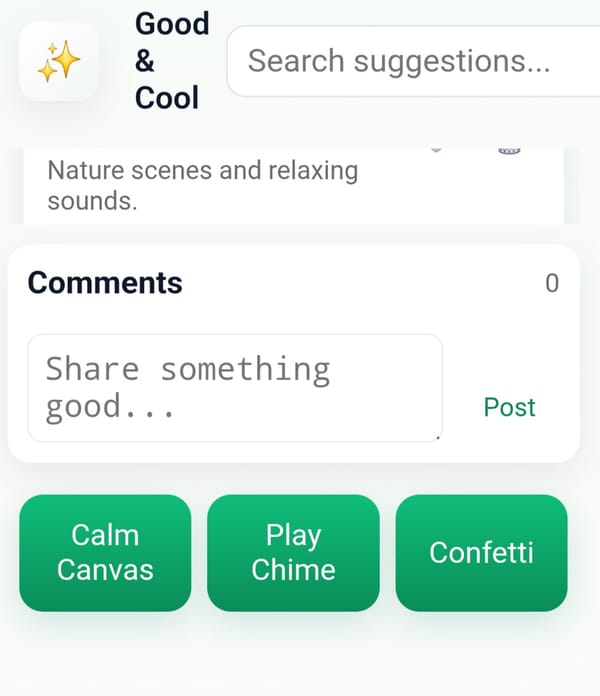 Good & Cool on the Internet