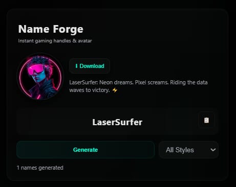 Game Name Generator
