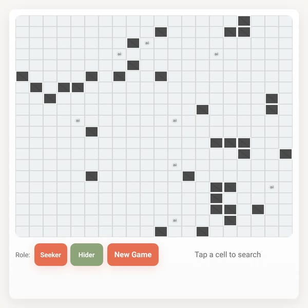 AI Hide & Seek