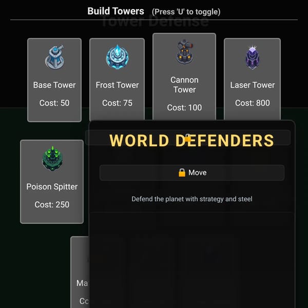 World defenders: Tower Defense