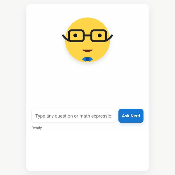 Math Nerd (if he's actually dumb)