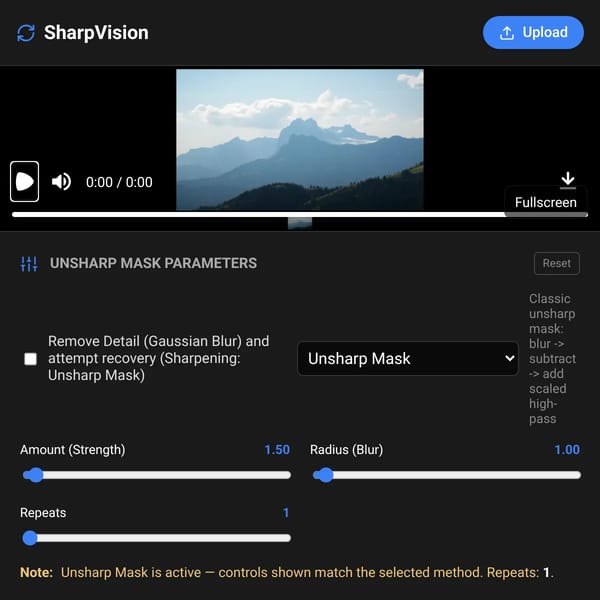 SharpVision - Image & Video Sharpener