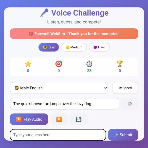 text to speech but  i dont want that dumb submit guess
