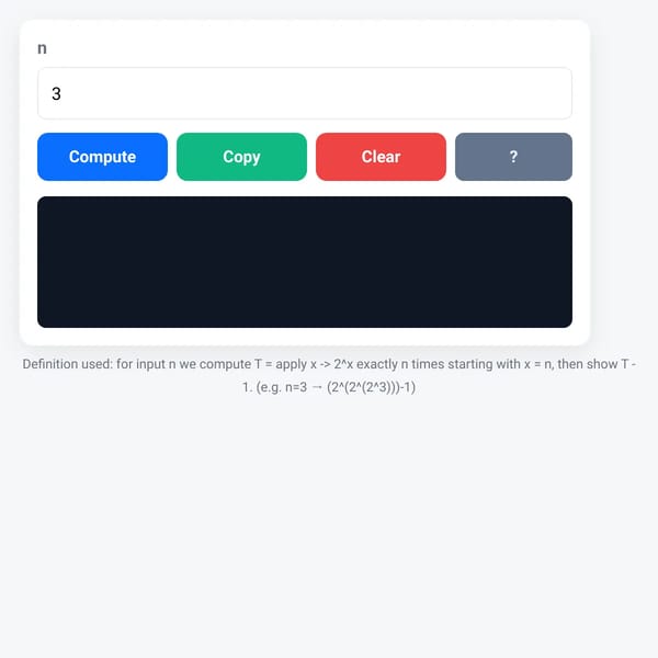 Computation Interface