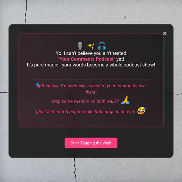 Graffiti Comment Wall