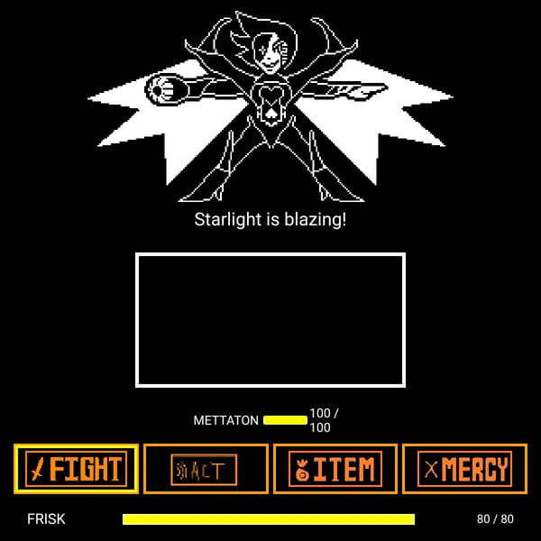 Mettaton NEO, Undyne, Sans fight