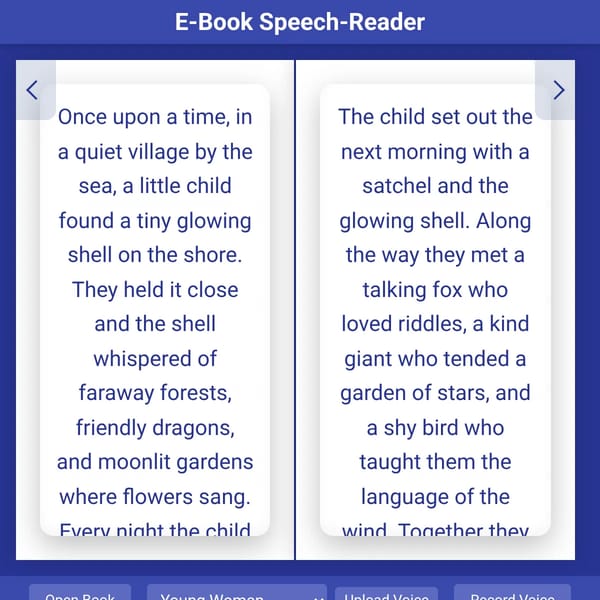 E-Book Speech-Reader