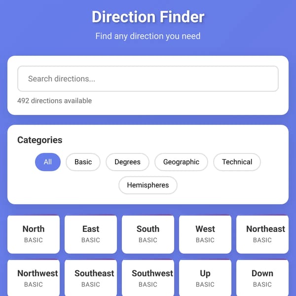 Direction Finder