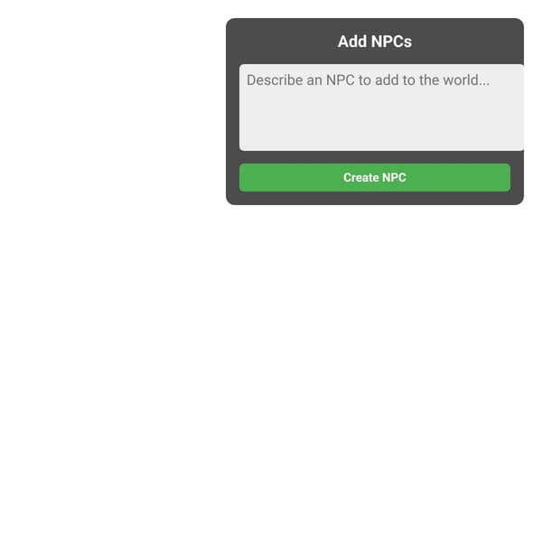 Add NPCs - AI Sandbox Game