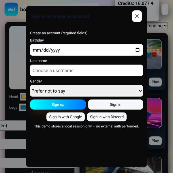 Wolbox - Build, Play, Share