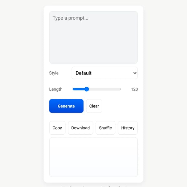 Text Generator