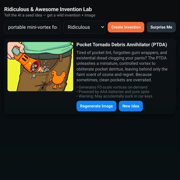Ridiculous AI Inventions