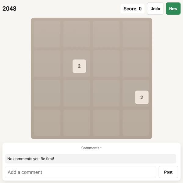 2048 Compact + Comments