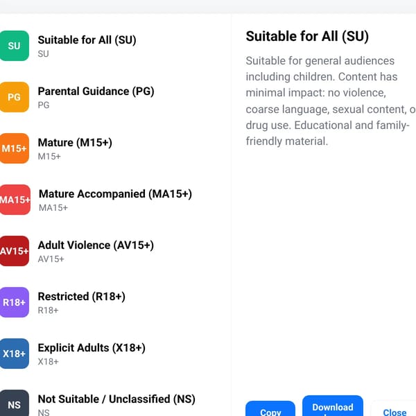Select a Rating