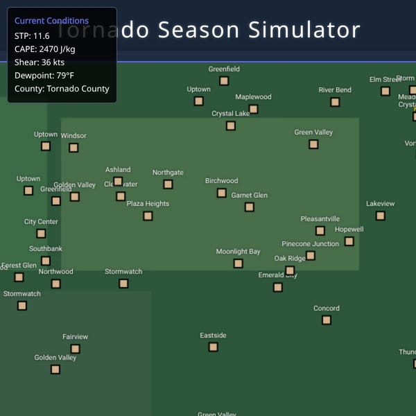 Tornado Season Simulator but I added SPC outlooks