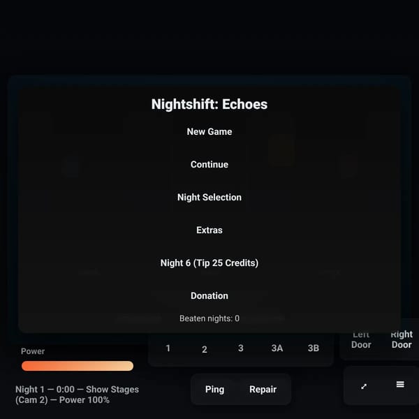 [FNAF FANGAME] Nightshift: Echoes