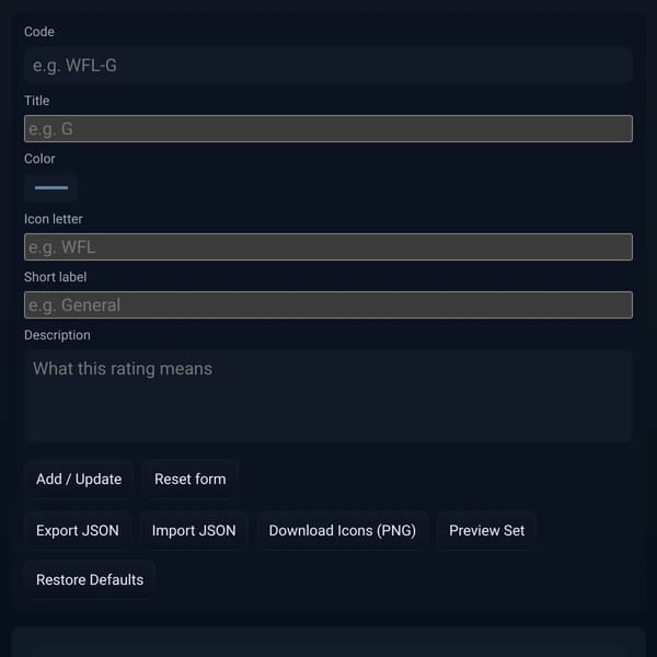 WillFilms Rating Creator