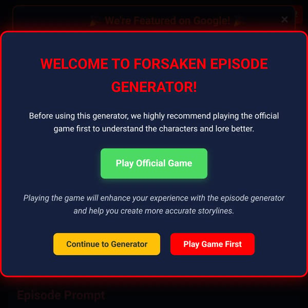Forsaken Episode Generator +