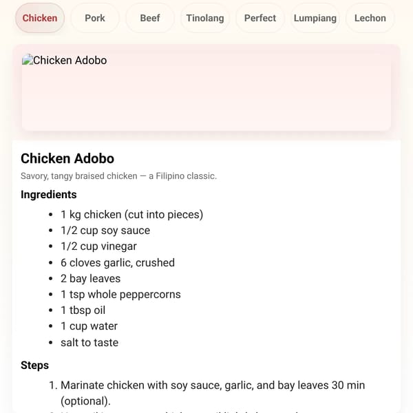 Filipino Recipes