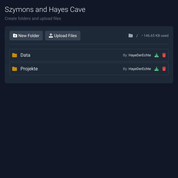 Files & Folders — Save to Database