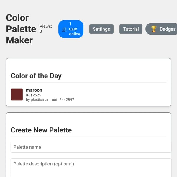 Color Palette Maker+
