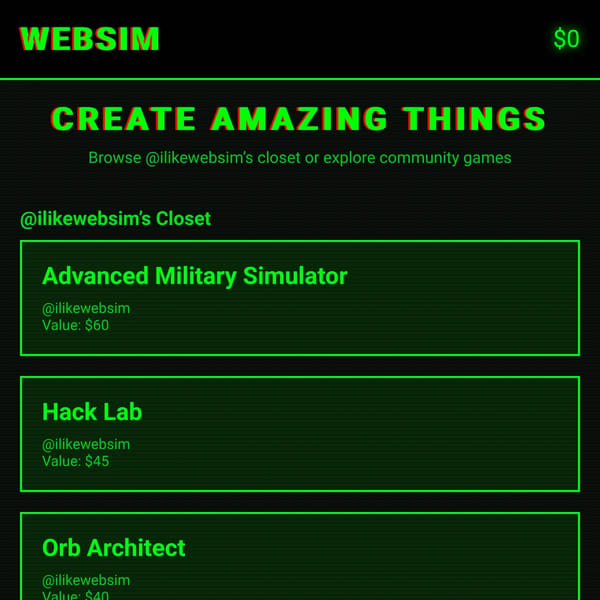 WebSim Destroyer