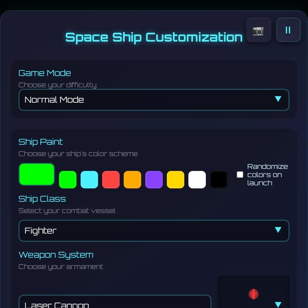 lugimate space shooter