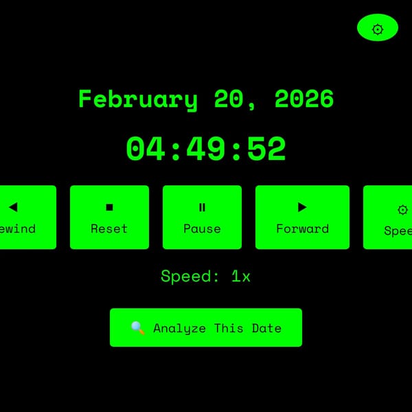 Time Machine Simulator