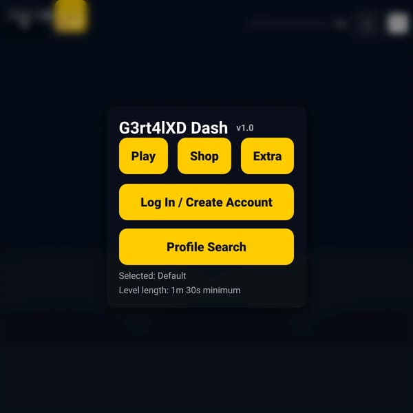 G3rt4lXD Dash v1.0