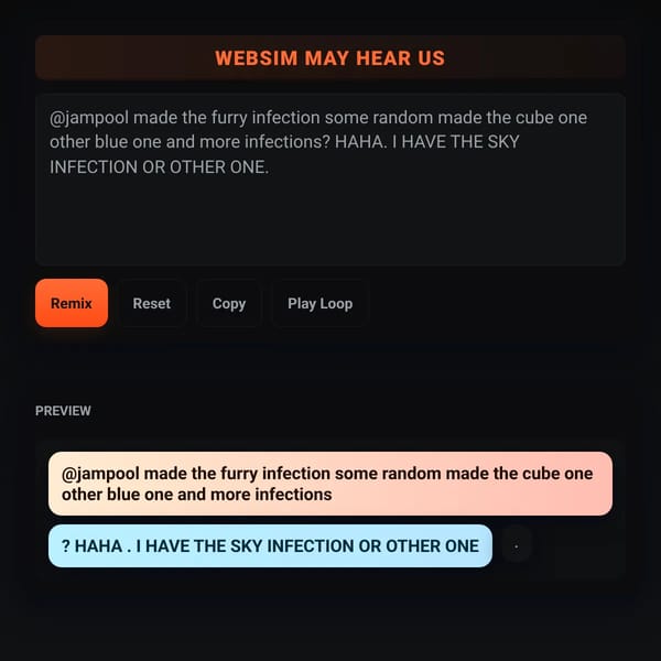 WEBSIM MAY HEAR US