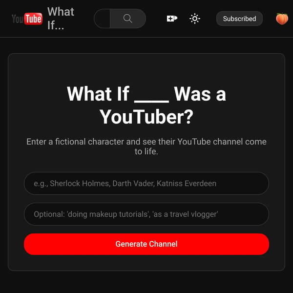 What If ____ Was a YouTuber? but theres some more things credits to original