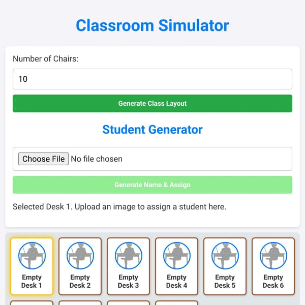Classroom Simulator 2(HOT PAGE)
