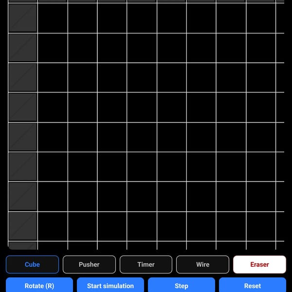 Grid Pusher Simulation