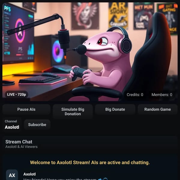 Axolotl Stream Chat