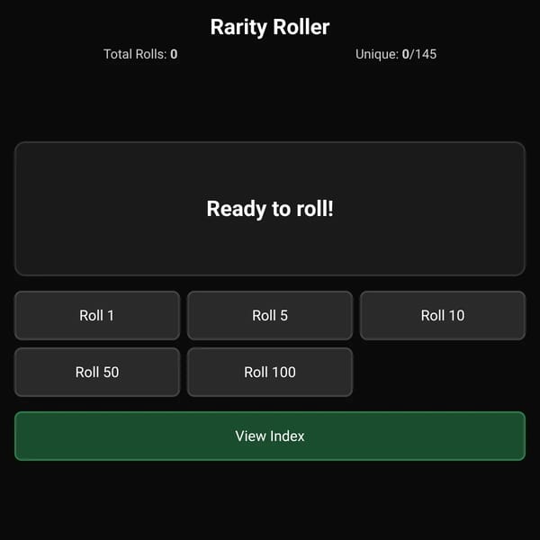 Rarity Roller