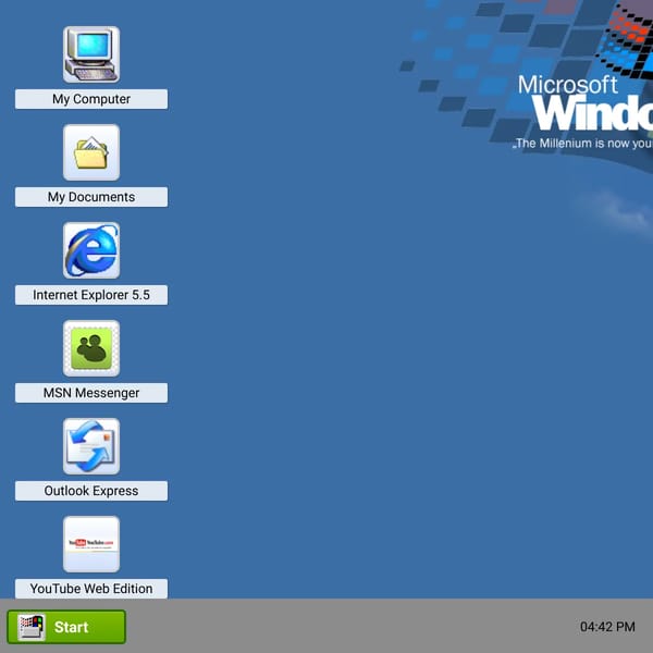 Windows ME - Browser Replica