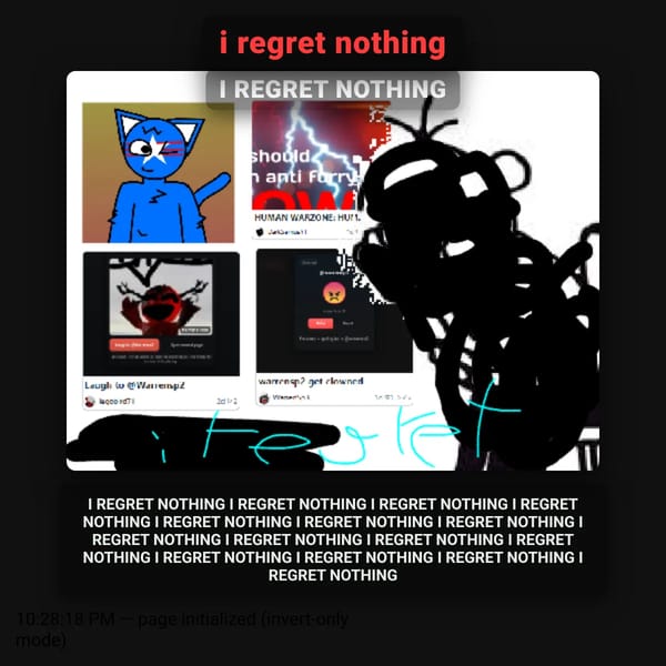 I REGRET NOTHING