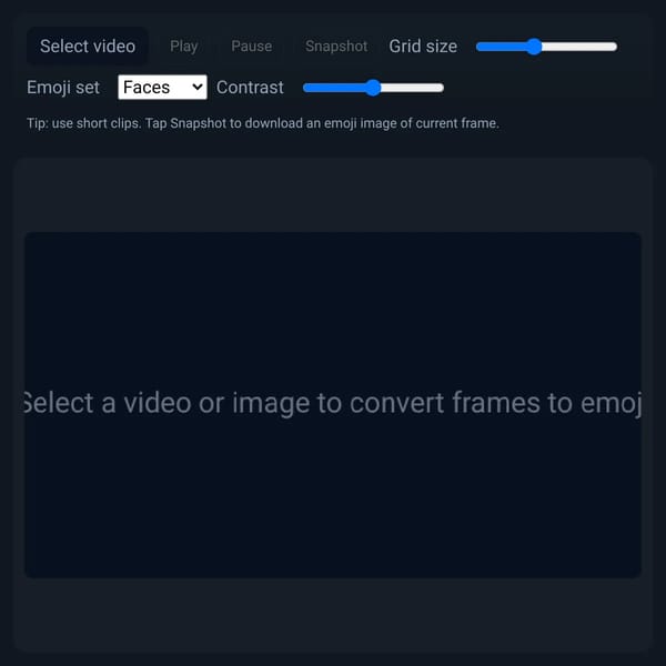 Video to Emoji Improved