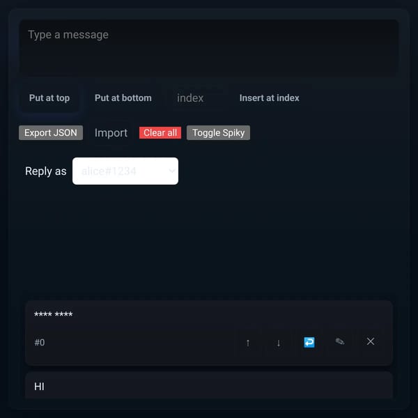 webhook message senter